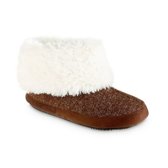 isotoner Shoes Nwt Womens Isotoner Signature Marisol Booties Slippers Size M 6575 Brown
